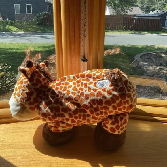 Sky Giraffe Stuffins Plush Pillow & Stuffed Animal Combo 21" Zippered Storage - Picture 8 of 13